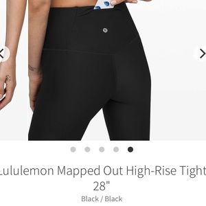 Lulu lemon mapped out high rise